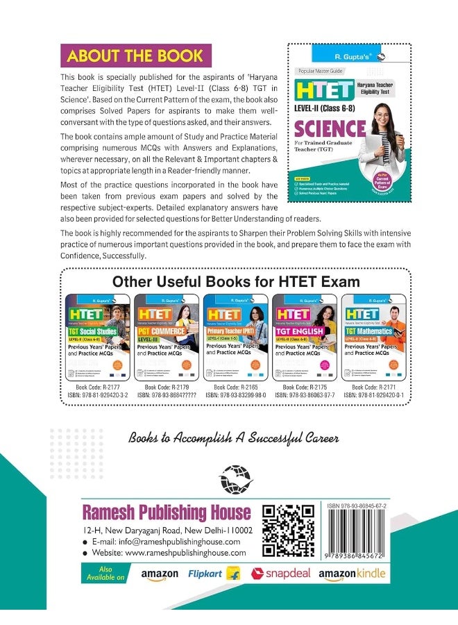 HTET (TGT) Trained Graduate Teacher (Level2) Science (Class VI to VIII) Exam Guide - Image 2