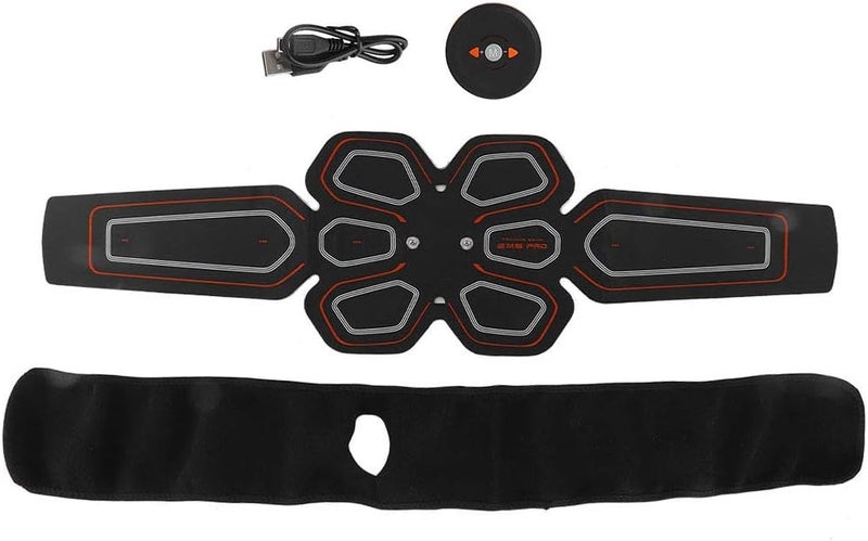 klarako EMS muscle stimulator abdominal trainer, intelligent abdominal muscle EMS stimulator massager fitness training hip belt for women men - Image 5