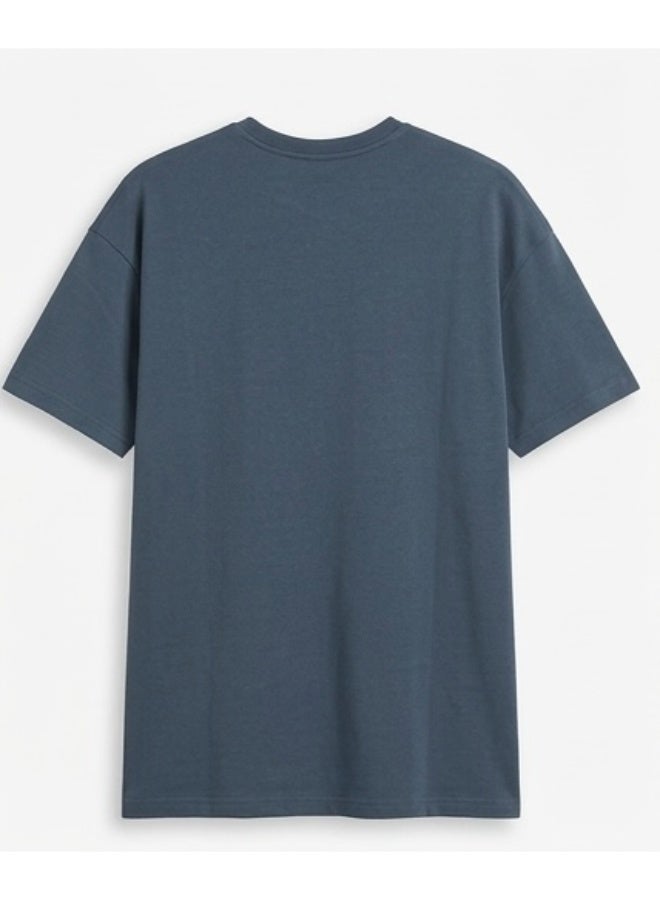 Men's blue-gray T-shirt - Image 1