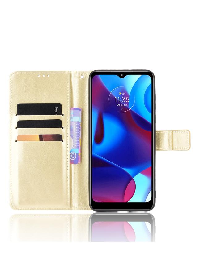 S-TOP Case For Motorola Moto G Pure Crazy Horse Texture Horizontal Flip Phone Leather Case with Holder & Card Slots & Lanyard - Image 5