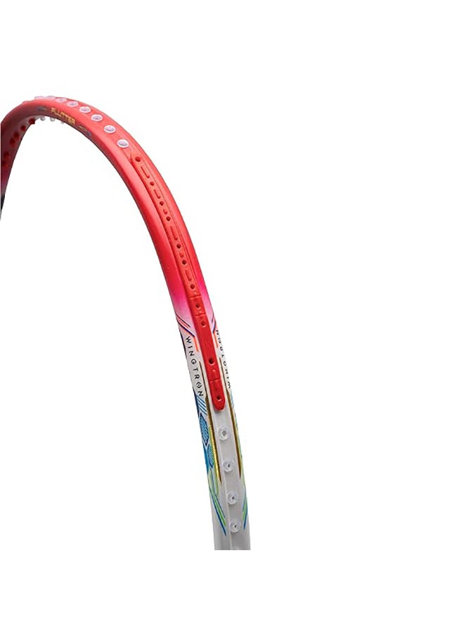HUNDRED - FLUTTER 7 ATTK Carbon Fibre Unstrung Badminton Racket with Full Racket Cover  | For Professional Players | 84 grams | Maximum String Tension - 32lbs - Image 1