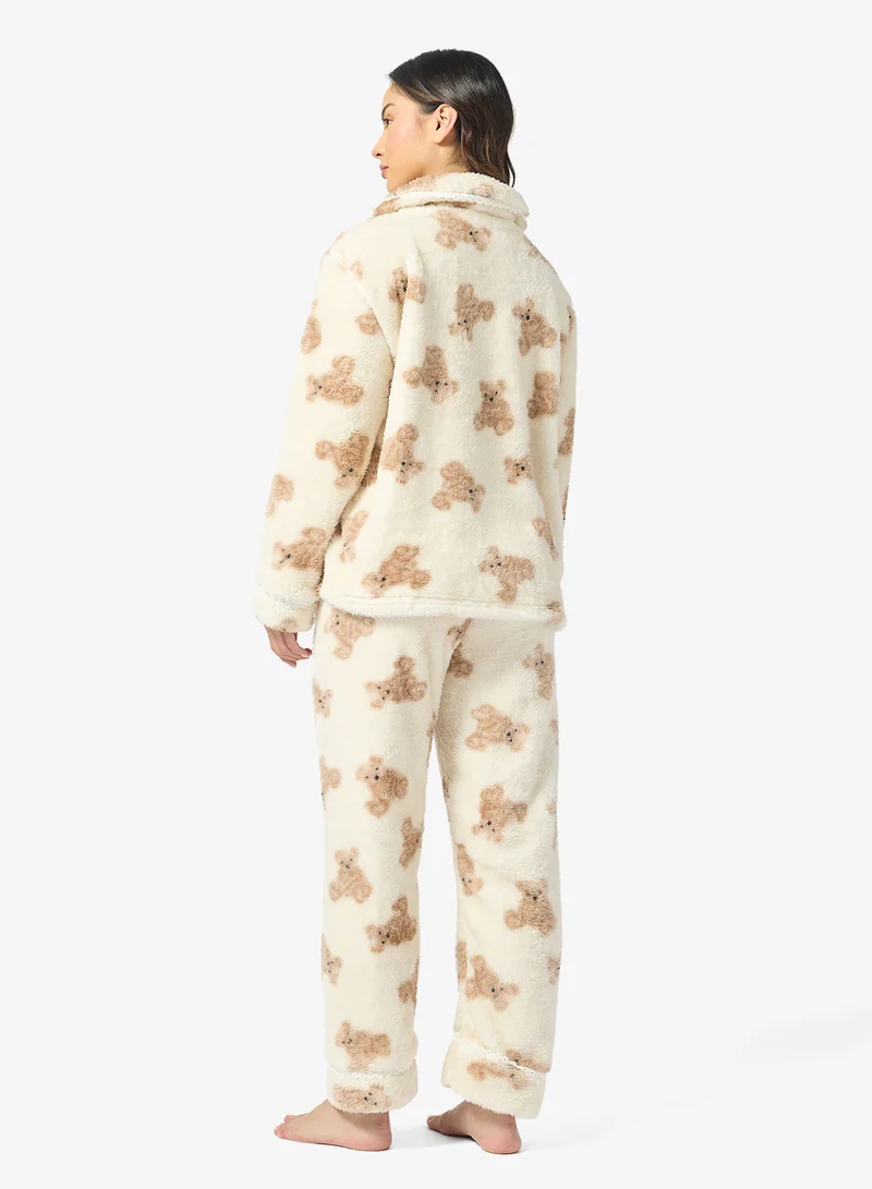 Ginger Cozy Borge Loungewear Pyjama Set