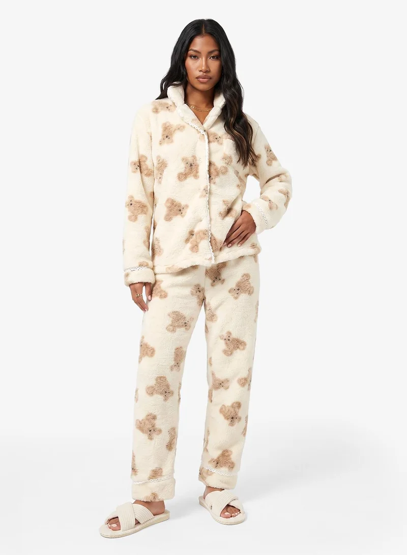 Ginger Cozy Borge Loungewear Pyjama Set