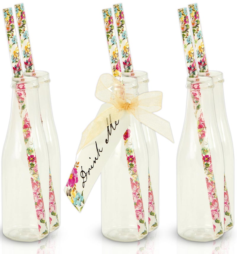 Talking Tables Truly Alice Drink Set Table DÃ©cor for a Tea Party, Multicolor (6 Pack) - Image 1