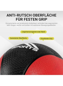 Sports MSPORTS Premium Medical Ball 1-10 kg | Professional Studio Quality | For Gym, Fitness Training, Body Building, Physical Therapy, Rehabilitation | Various Colours  - Image 4