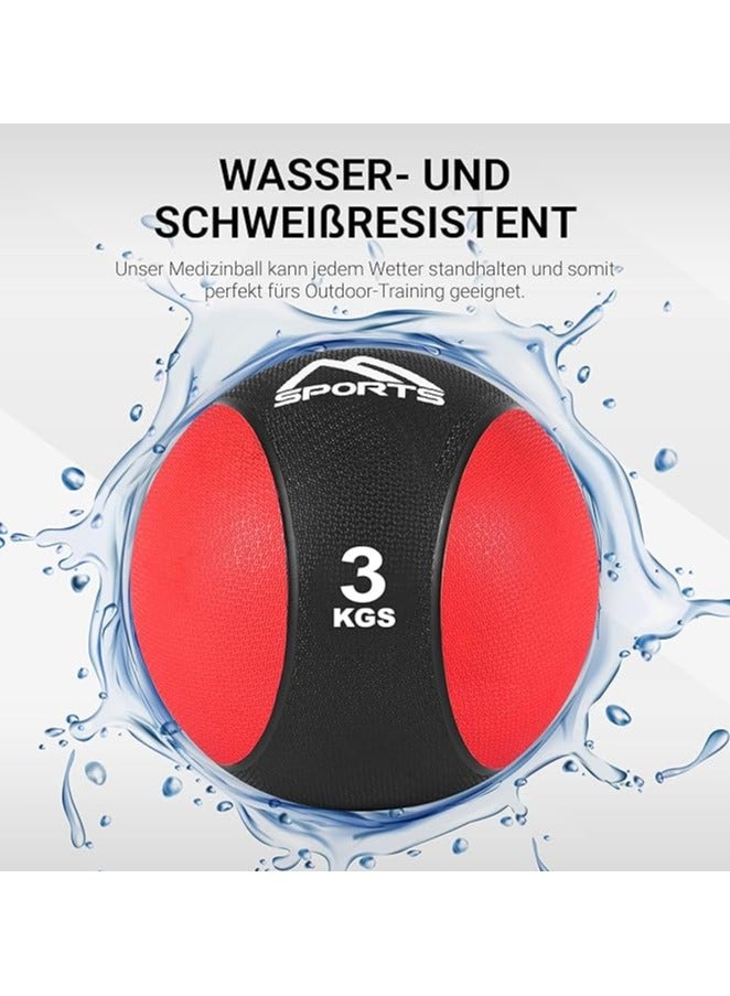 Sports MSPORTS Premium Medical Ball 1-10 kg | Professional Studio Quality | For Gym, Fitness Training, Body Building, Physical Therapy, Rehabilitation | Various Colours - Image 5