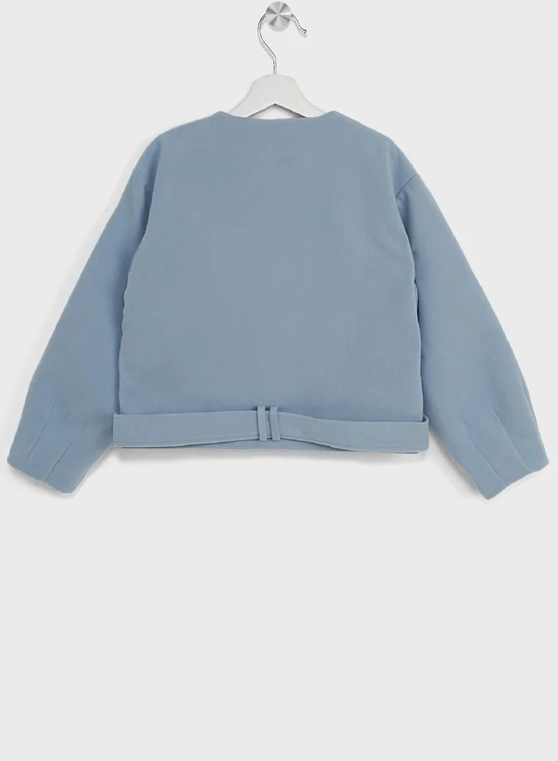 Calvin Klein Jeans Kids Belted Jacket