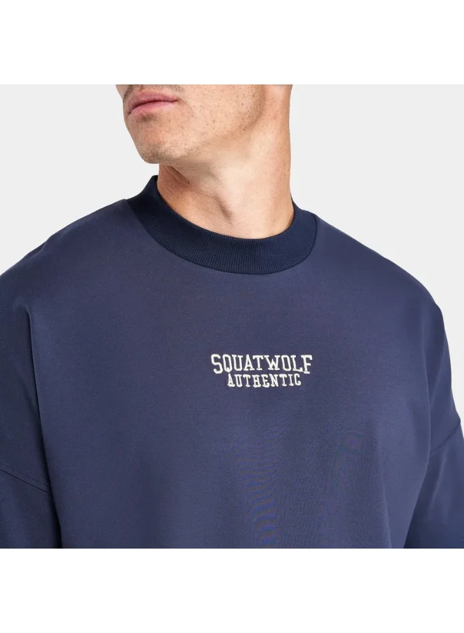 سكوات وولف تيشيرت بقصة فضفاضة