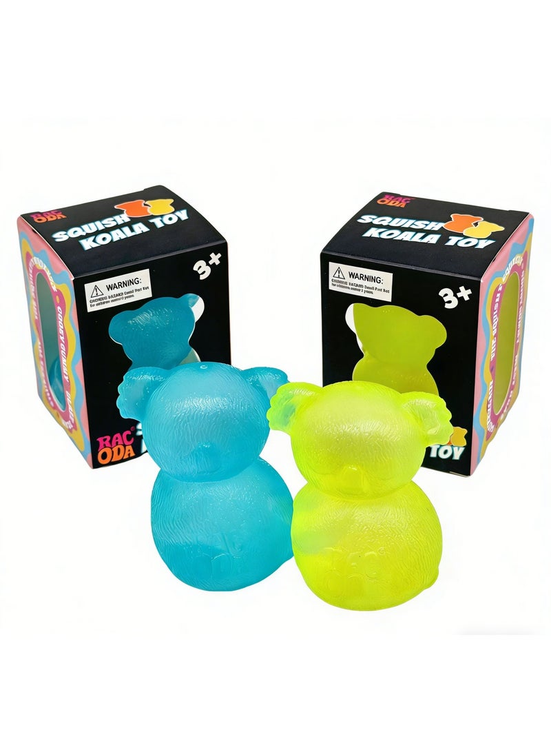 Schylling Squishy Gummy Bunny & Koala Sensory Fidget Toy (Squeezable) - Image 2