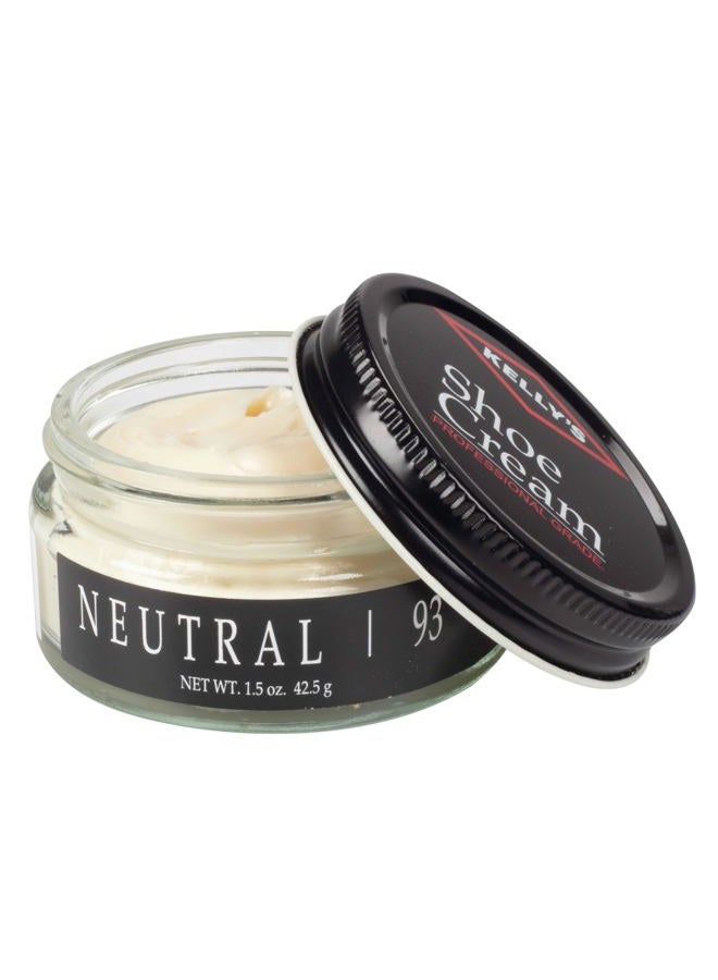 KELLYS (Neutral) - 45ml FIEBING'S KELLY NATURAL WAXES SHOES BOOT CREAM POLISH IN ALL colours - Image 1