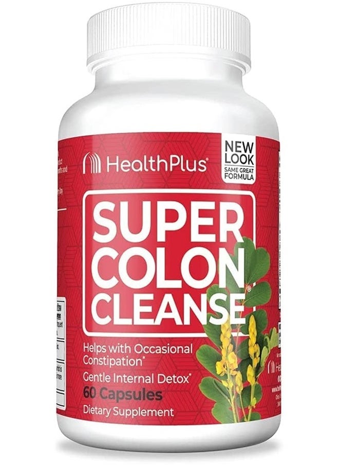 Health Plus Super Colon Cleanse, 60 Capsules  - Image 1