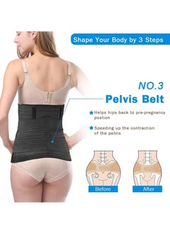 DubaiGallery Pregnancy Belt For Hips And Waist Slimming Shaper Wrapper Black  - Image 4