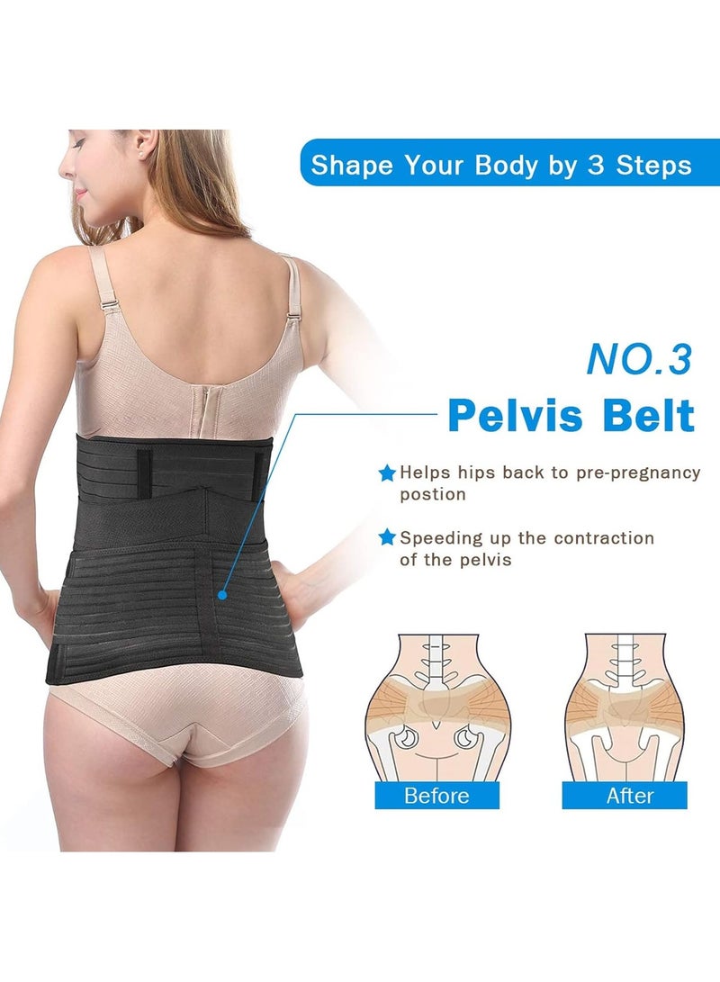 DubaiGallery Pregnancy Belt For Hips And Waist Slimming Shaper Wrapper Black - Image 4