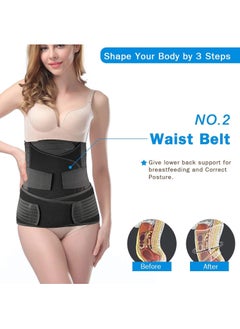 DubaiGallery Pregnancy Belt For Hips And Waist Slimming Shaper Wrapper Black  - Image 3
