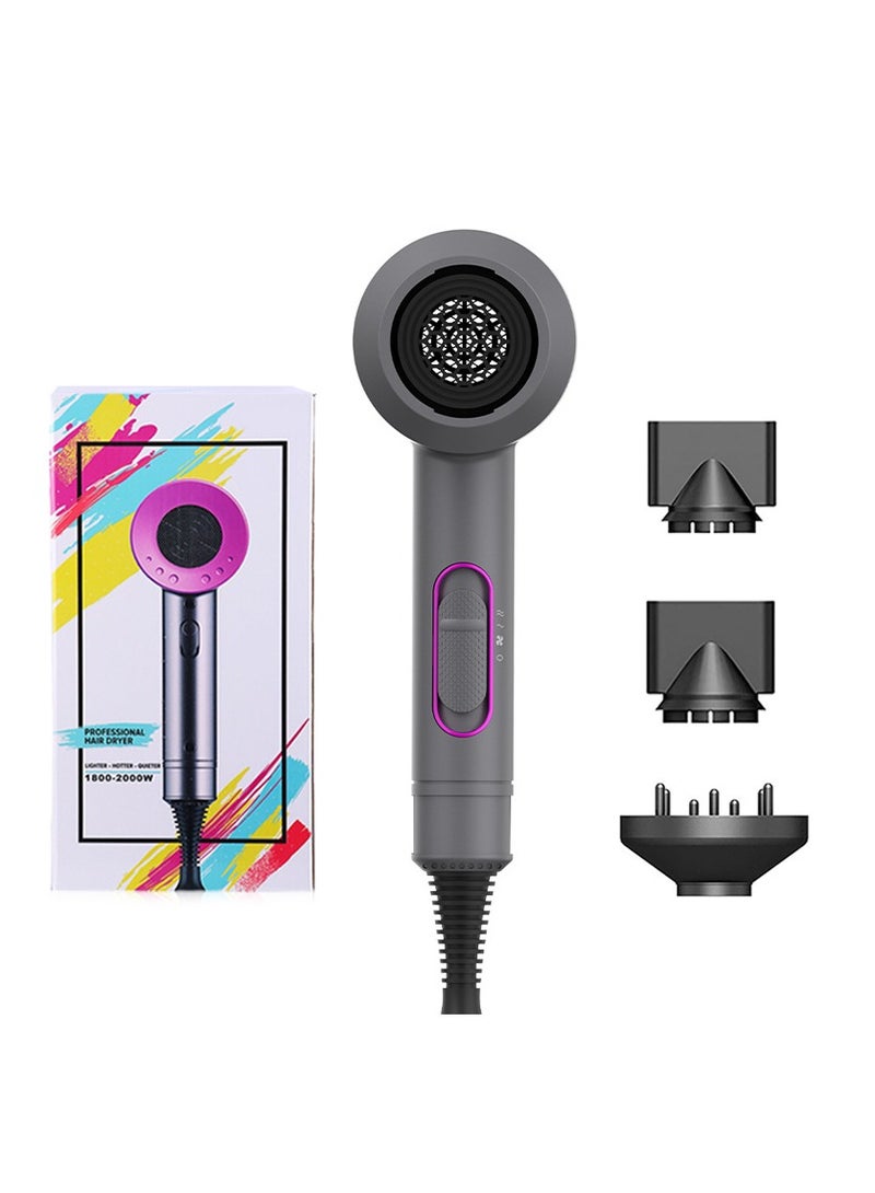general Professional Hair Dryer 2000W Powerful AC Motor Quick Drying Ionic Hairdryer with 2 Speed 3 Heat Setting, Cool Shot on with 1 Diffuser  2 Concentrator for Multi Women Man Hairstyles - Image 1
