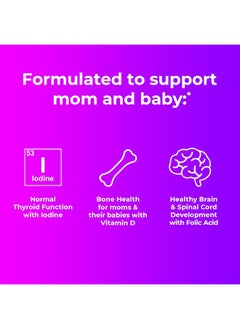 ONE A DAY Women’S Prenatal Multivitamin Gummies Including Vitamin A, C, D, B6, B12, Folic Acid & More, 120 Count, Supplement For Before And During Pregnancy  - Image 2