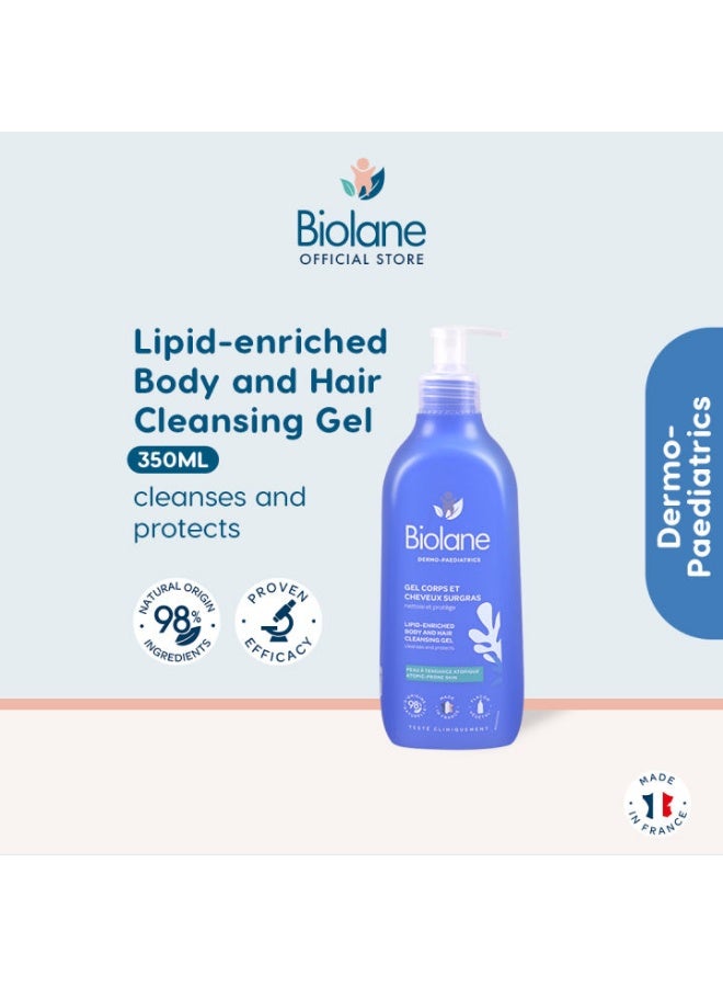 Biolane Lipid-Enriched Body And Hair Cleansing Gel - 350ml - Image 3