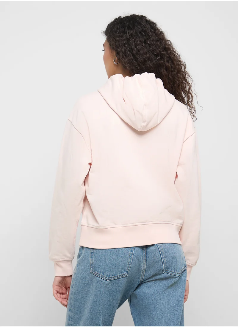 Calvin Klein Jeans Logo Zip Through Hoodie