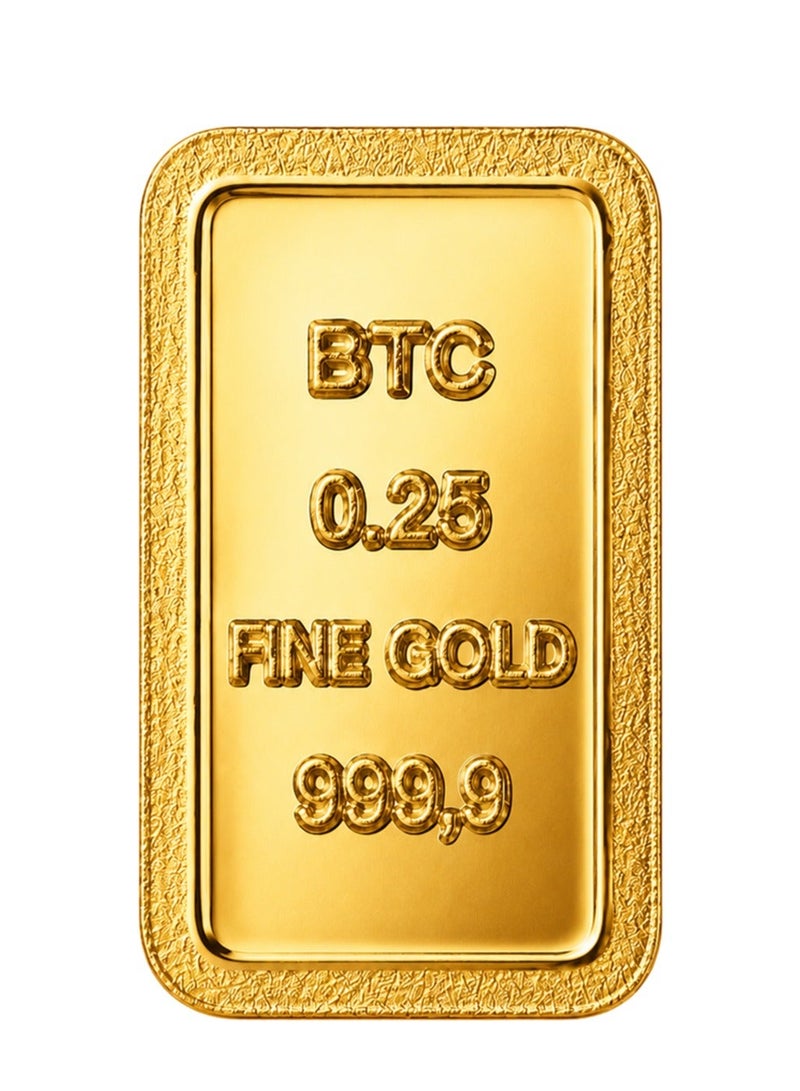 BTC 0.25g Gold Ingot 24K - BTC - Image 2