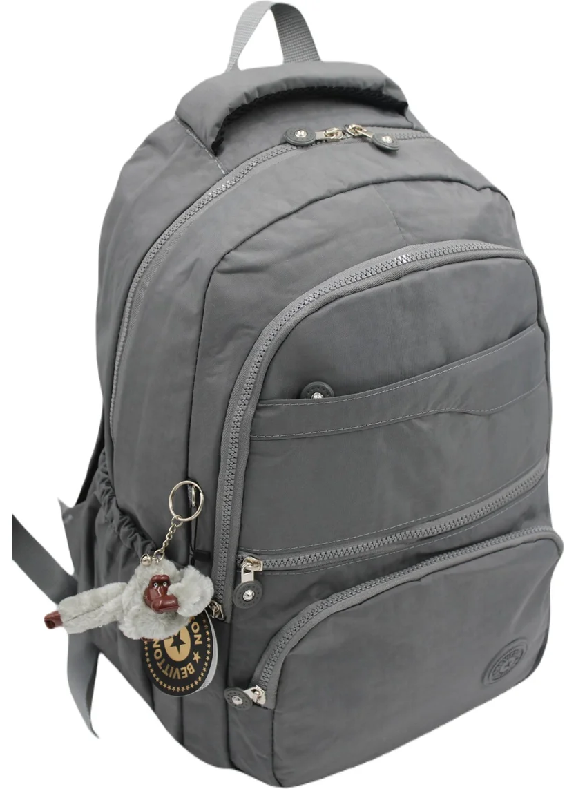 Bevitton Water Resistant Multi Compartment School Backpack 2400 Gray