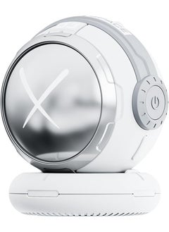 Portable Bluetooth Speaker With 52Mm Full Range Speaker Deep Bass And Hd Mic Wireless Speakers With Bluetooth5.3 Long Battery Life Perfect For Tv And On The Go Sci Fi Lighting Effect Sliver