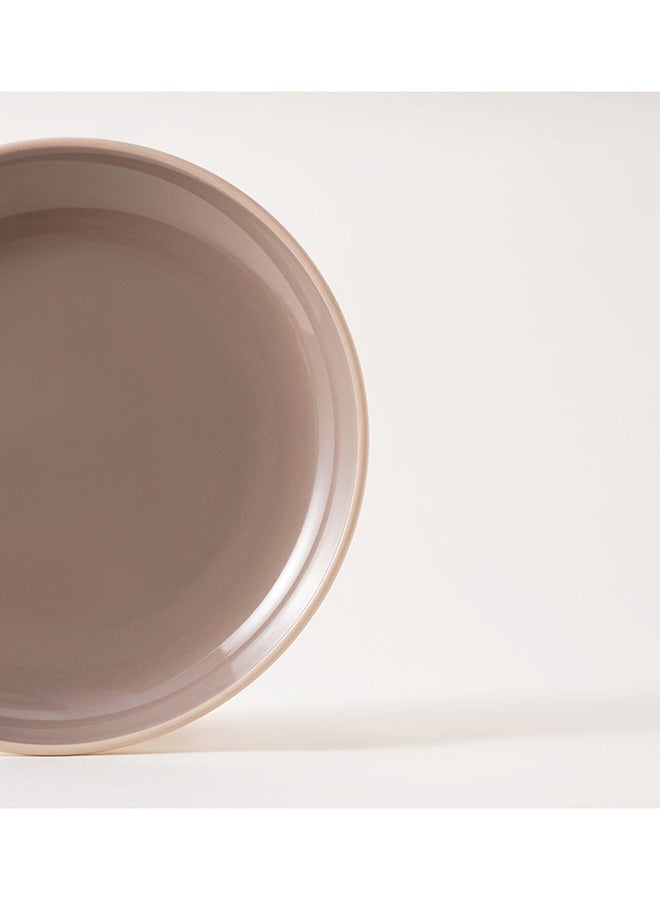 La Mesa 16 Pcs Dinner Set Two Tone Earth Brown 4 X Dinner Set + 4 X Side Plate + 4 X Bowl + 4 X Mugs - Image 3