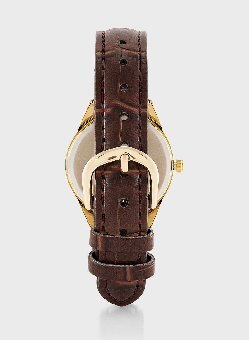 CASIO Pu Strap Analog Watch  - Image 4