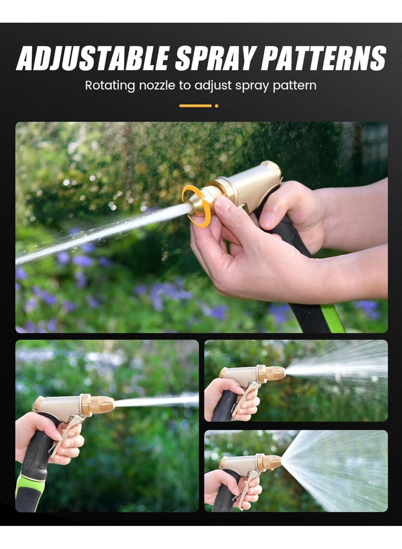 general RAINPOINT Garden Hose Nozzle, Upgraded Heavy Duty Metal Spray Nozzle, High Pressure Water Nozzle with Adjustable Spray Patterns for Watering Plants, Car Washing, and Pet Showering - Image 4