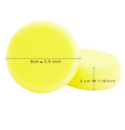 Kangaroo® Super Soft Applicator Foam Sponge for Car and Bike Round Shaped Sponge Multipurpose Cleaning for Kitchen, Bathroom, Walls, Windows and Other Surfaces (Pack of 6) - Image 2