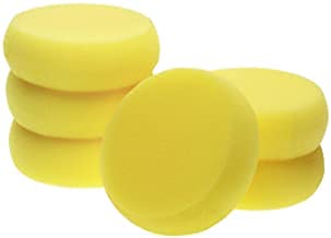 Kangaroo® Super Soft Applicator Foam Sponge for Car and Bike Round Shaped Sponge Multipurpose Cleaning for Kitchen, Bathroom, Walls, Windows and Other Surfaces (Pack of 6) - Image 1