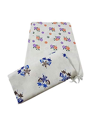 bath towels Khadi Cotton bath towels Manufacturing 30* 60 inches (Pack of 3).Large Size Pure Cotton White Towels Suitable for All Men and Women _SA12008 - Image 3