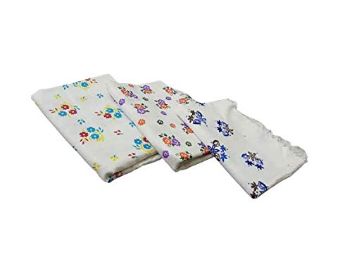 bath towels Khadi Cotton bath towels Manufacturing 30* 60 inches (Pack of 3).Large Size Pure Cotton White Towels Suitable for All Men and Women _SA12008 - Image 2