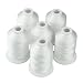 Simthread 6 Polyester White Machine Embroidery Threads 1000M1100Yards Compatible with Brother Babylock Janome Pfaff Singer Bernina and Other Home Machines White - Image 2