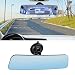 ASUBHA Auto Inside Rearview Mirror with Suction Cup 12 Inch HD Wide Angle Extended Curved Mirror 360 Degrees Adjustable Wide Viewing Car Accessories Universal for Cars Trucks Boat - Image 2