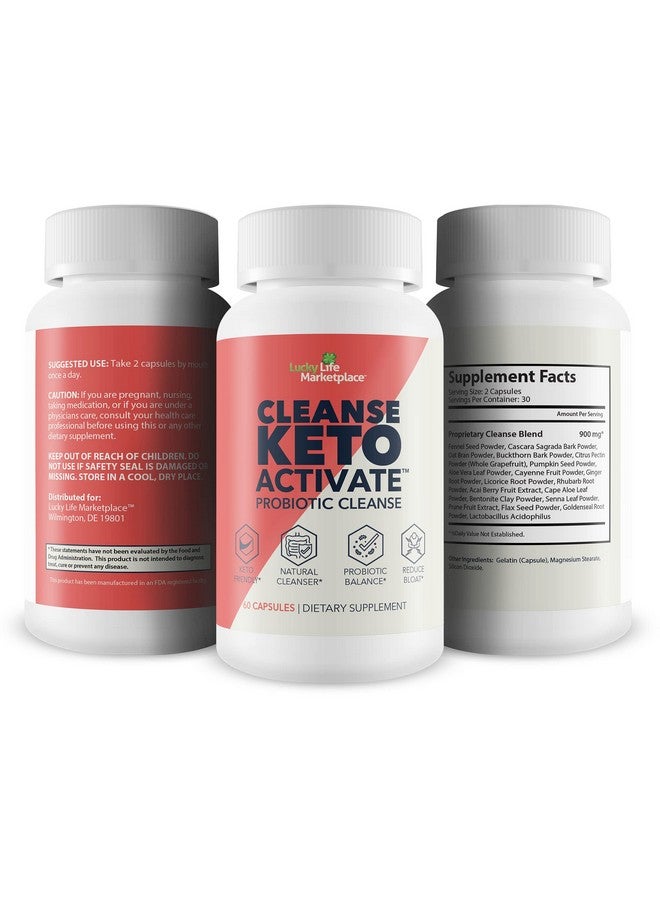 Generic CLEANSE KETO ACTIVATE - KETO CLEANSE FOR WOMEN & MEN - HELP FLUSH TOXINS & IMPURITIES - PROMOTE REGULARITY - AID DIGESTION & DETOX - KETO CLEANSE & DETOX - SUPPORT HEALTHY BODY FUNCTION - BOOST ENERGY  - Image 4