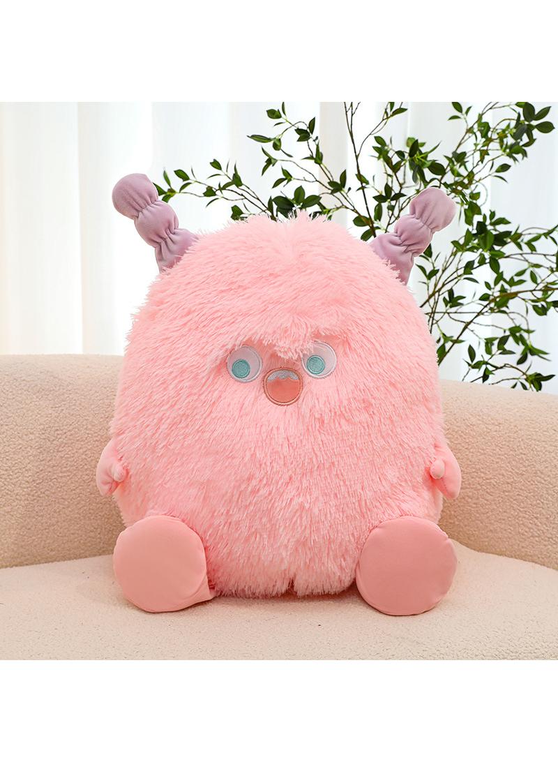 general 1 Pcs Little Monster Plush Toy Cute Stuffed Doll Soft Anime Cartoon Plushie Home Decor Best Gift For Kids Girls（Pink） - Image 1