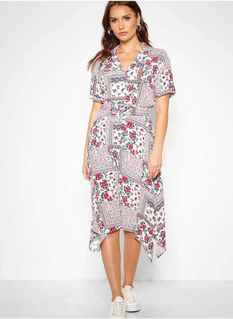 KOTON Floral Print Maxi Dress