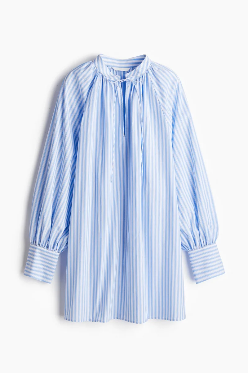 H&M Oversized Tie-Detail Dress