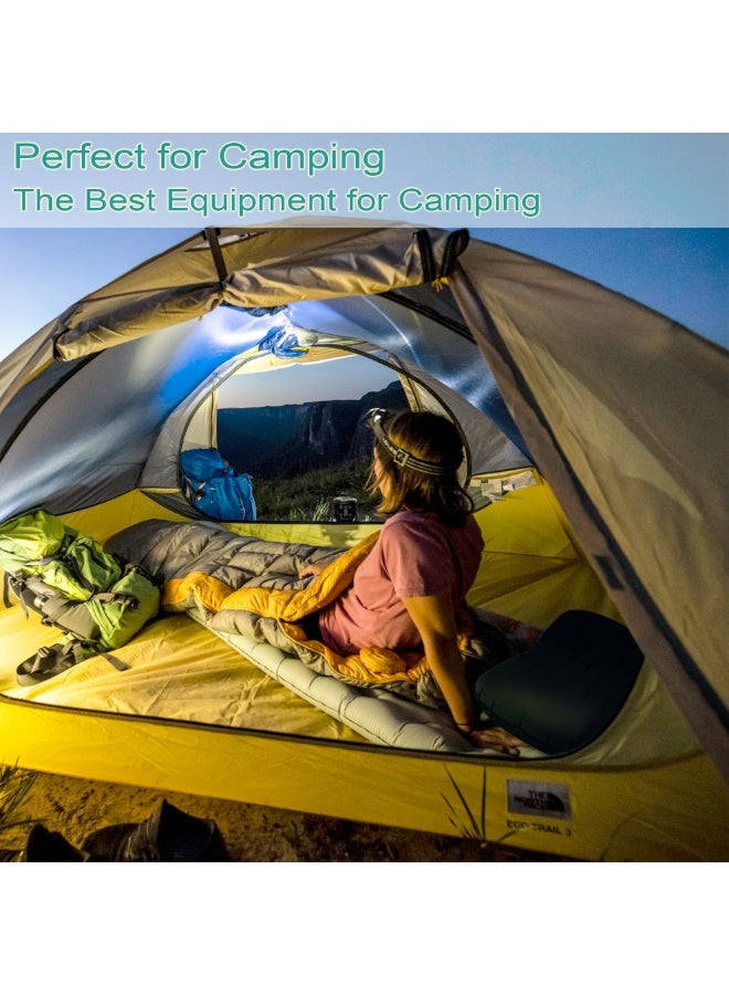Inflatable Camping Pillow - Ultralight Travel Pillow for Beach, Adults & Kids (Black) - Image 3