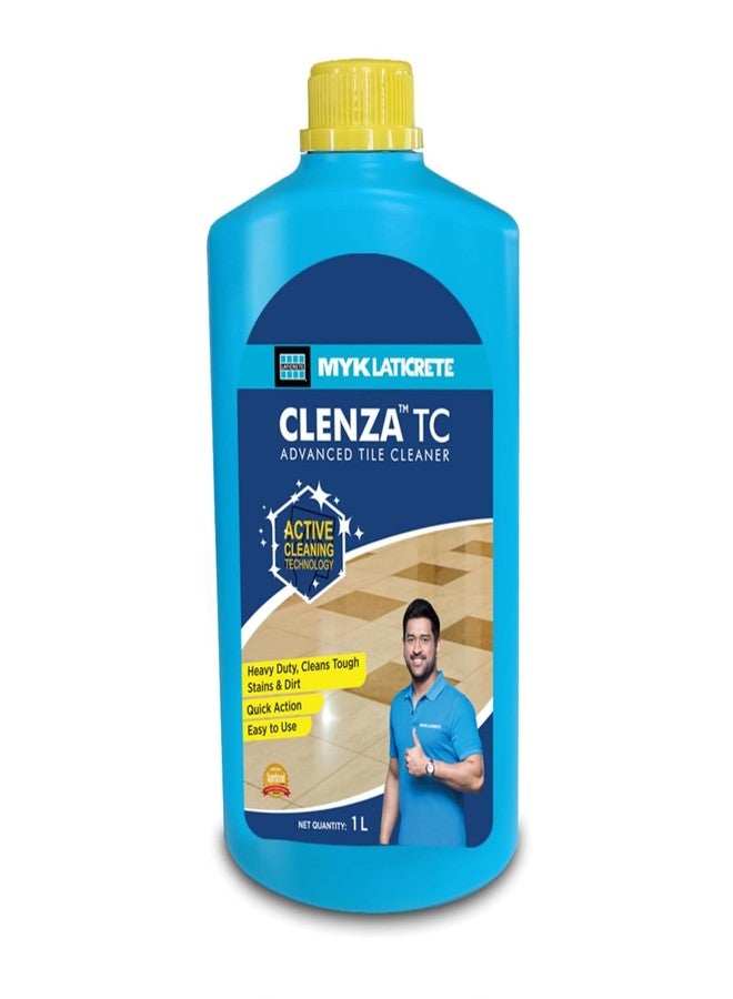 MYK Clenza™ TC Advanced Tile Cleaner (1 Litre)-Ready to Use, Multipurpose Cleaner for Vitrified, Ceramic, Porcelain, Glass Tiles-Tough Stain Remover Tile Cleaning Liquid for Bathroom, Kitchen-Daily Use - Image 1