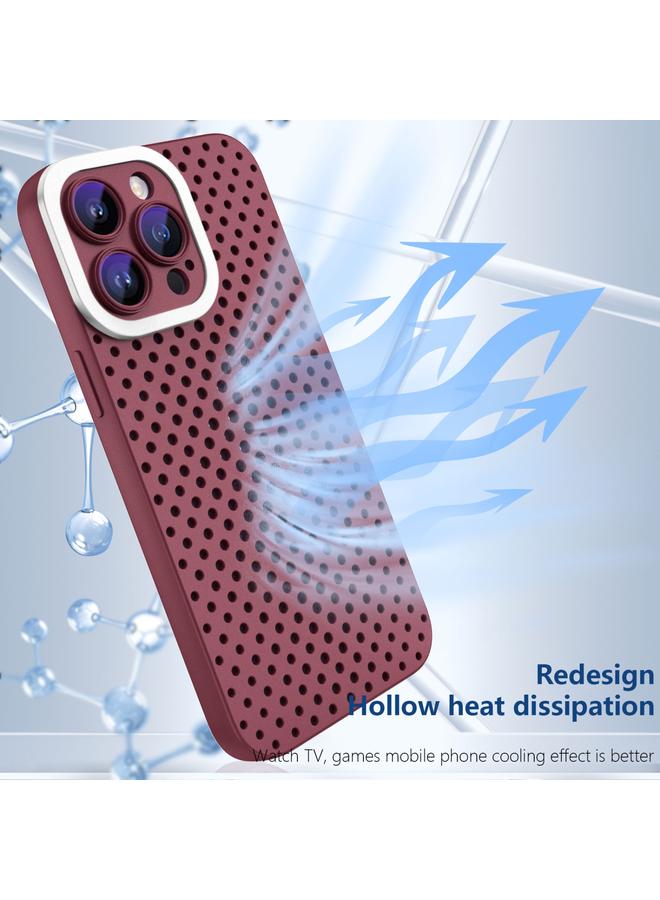 S-TOP Case For iPhone 11 Pro Max Hollow Heat Dissipation TPU Phone Case - Image 4