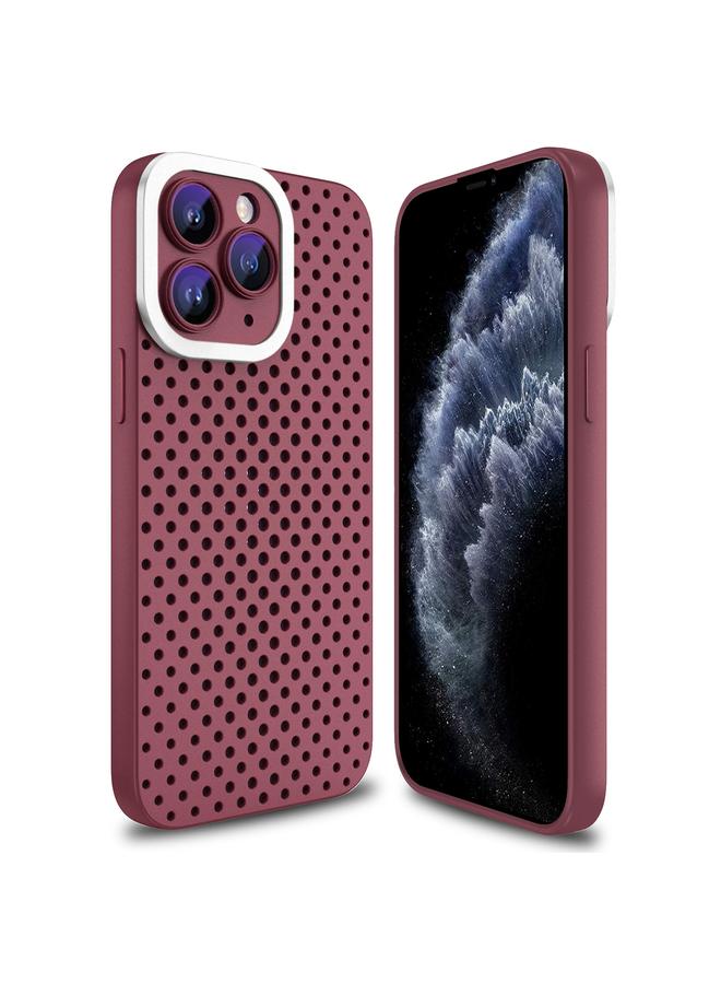 S-TOP Case For iPhone 11 Pro Max Hollow Heat Dissipation TPU Phone Case - Image 1