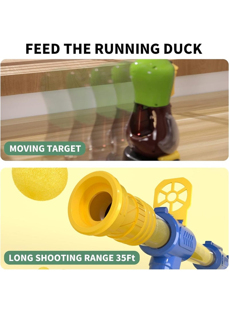 Duck Shooting Kids Toys, 2-Pack Foam Toy Guns with Removable Targets, Interactive Race Game Gift, Ages 6+ - Image 2