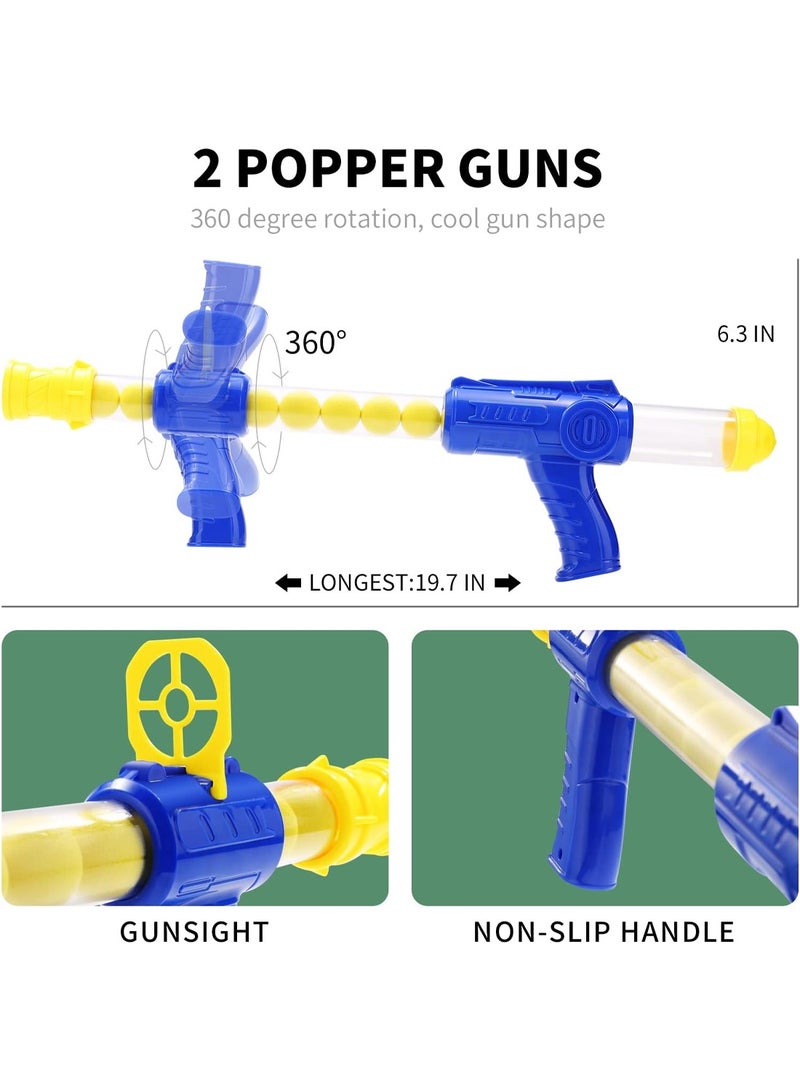 Duck Shooting Kids Toys, 2-Pack Foam Toy Guns with Removable Targets, Interactive Race Game Gift, Ages 6+ - Image 4