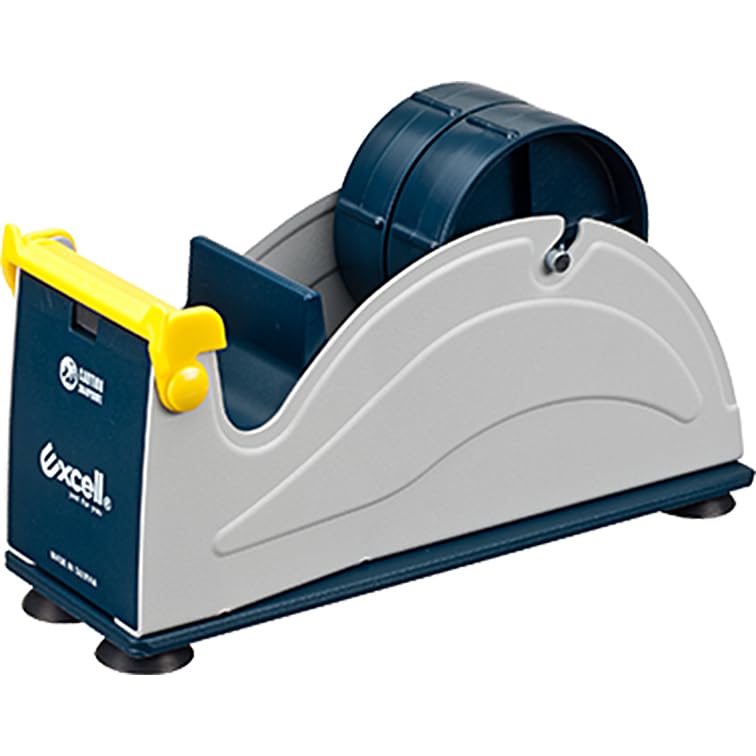 excell EX-17/3IN JVCC EX-17 Steel Desk Top Tape Dispenser: 3" wide, Blue/Grey - Image 2