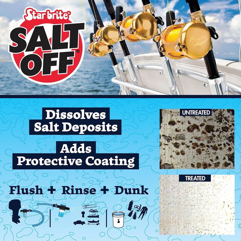 STAR BRITE Salt Off Concentrate - Salt Remover Wash & Marine Engine Flush - 32 OZ - Image 4