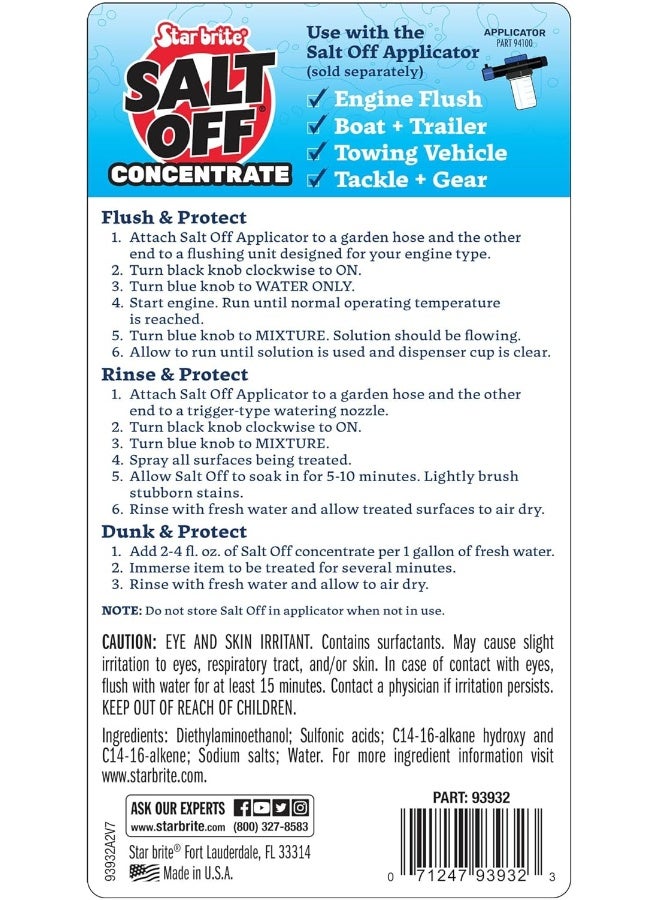 STAR BRITE Salt Off Concentrate - Salt Remover Wash & Marine Engine Flush - 32 OZ - Image 2
