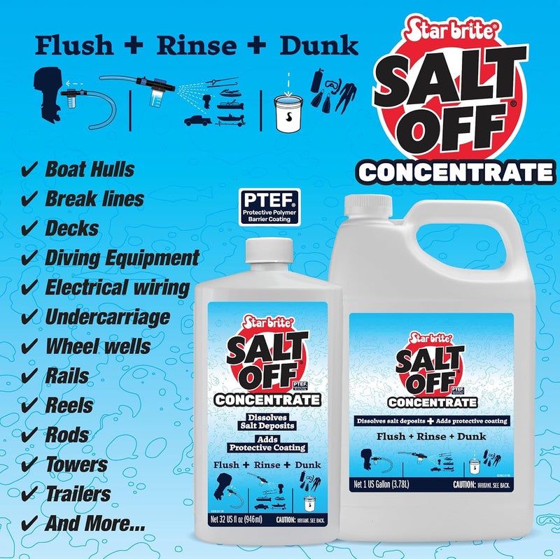 STAR BRITE Salt Off Concentrate - Salt Remover Wash & Marine Engine Flush - 32 OZ - Image 3