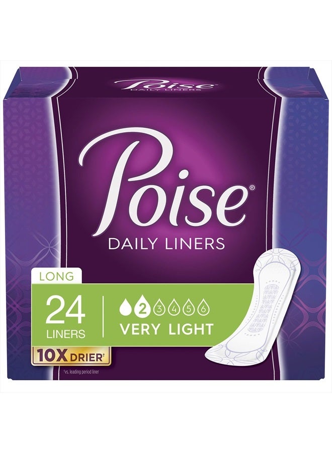 Poise لصقات بانتيلينر خفيفة جداً حجم 24 قطعة - Image 1