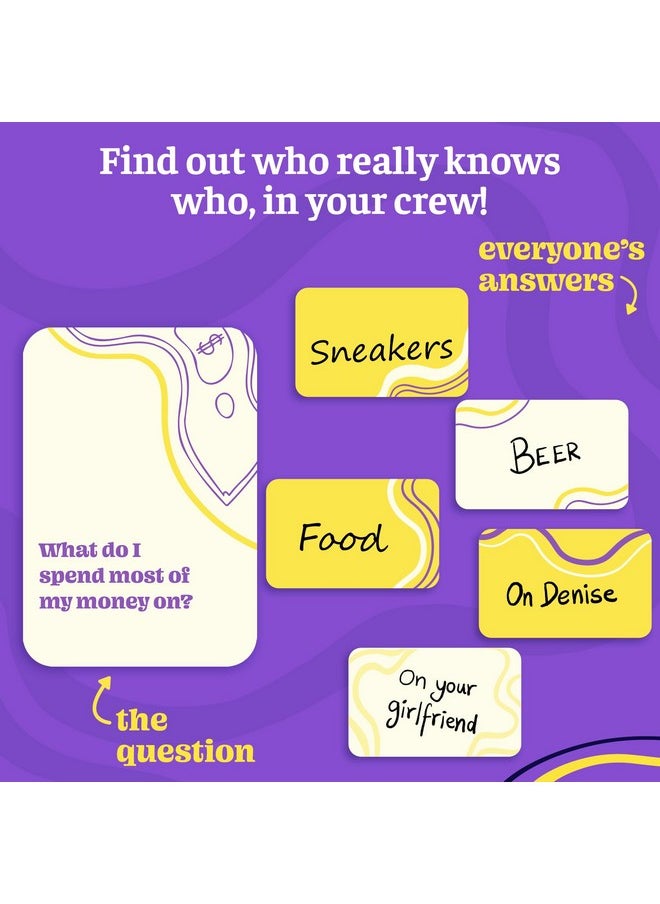 Gouda Games Gouda Games Crack Your Crew - Party Favorite Card Game for Adults, Hilarious, Social, Interactive, Fun for Game Nights & Gatherings, 2-12 Players, Ages 18+  - Image 2